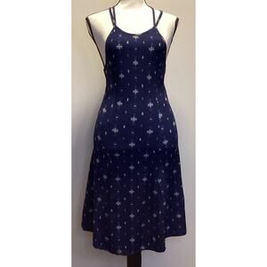 Mudd Halter Soft Jersey Blue Dress, 38" long, Size X-Small